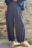 Cyril Crinkle Balloon Pant Navy